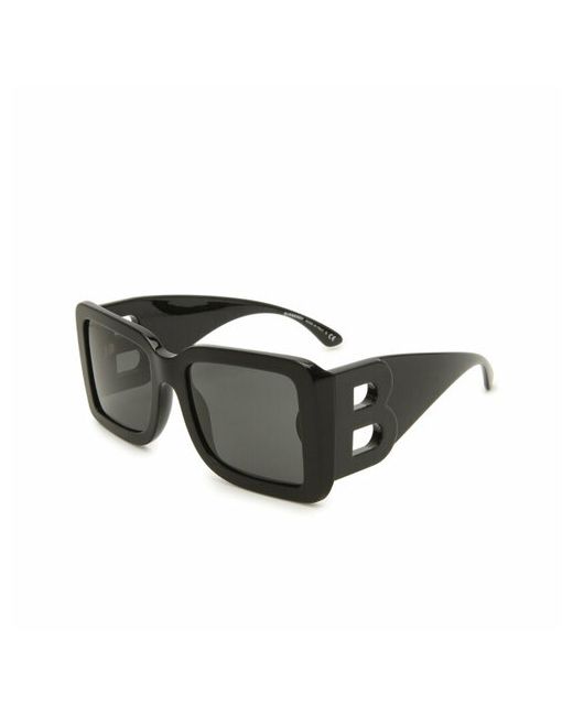 Burberry Солнцезащитные очки квадратные оправа черный