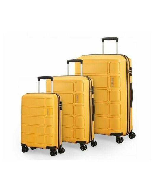 American Tourister Комплект чемоданов 3 шт. ребра жесткости водонепроницаемый