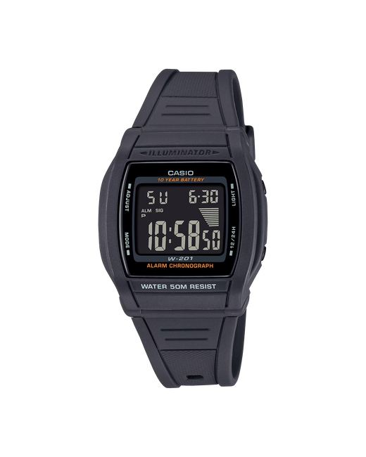 Casio Наручные часы наручные W-201-1B кварцевые