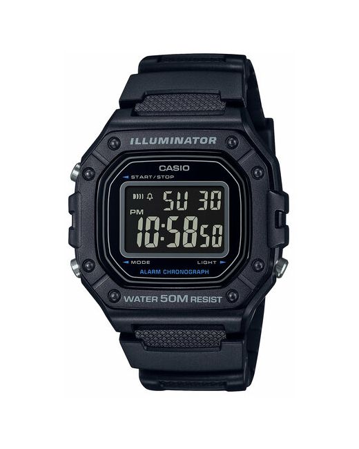 Casio Наручные часы наручные W-218H-1B кварцевые