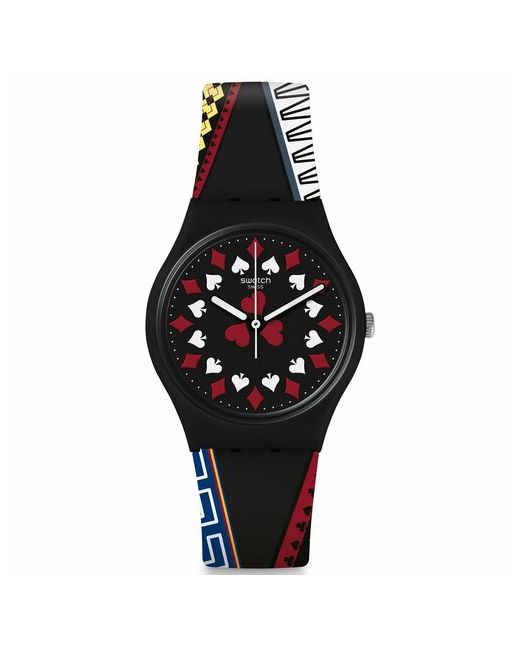 Swatch Наручные часы Настоящие от официального представителя gz340 кварцевые
