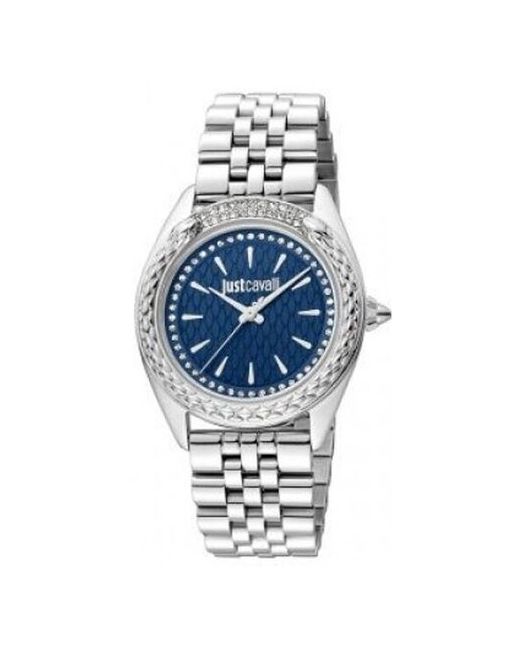 Just Cavalli Наручные часы Часы JC1L195M0345 кварцевые серебряный синий