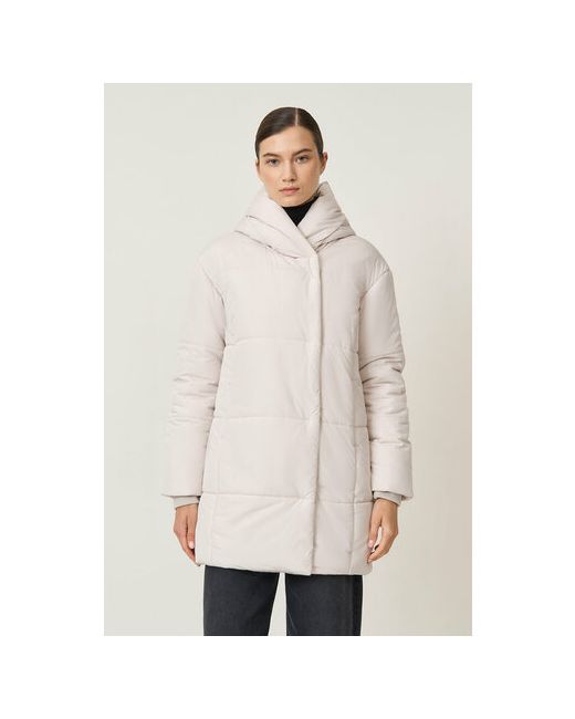 Baon Куртка демисезон/зима удлиненная силуэт прямой водонепроницаемая ветрозащитная карманы вентиляция трикотажная манжеты капюшон размер 54