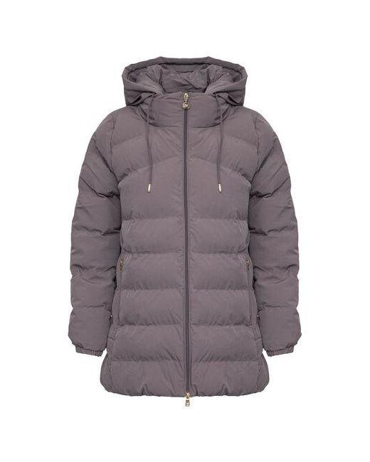 Ea7 Куртка демисезон/зима средней длины силуэт прямой стеганая карманы размер M
