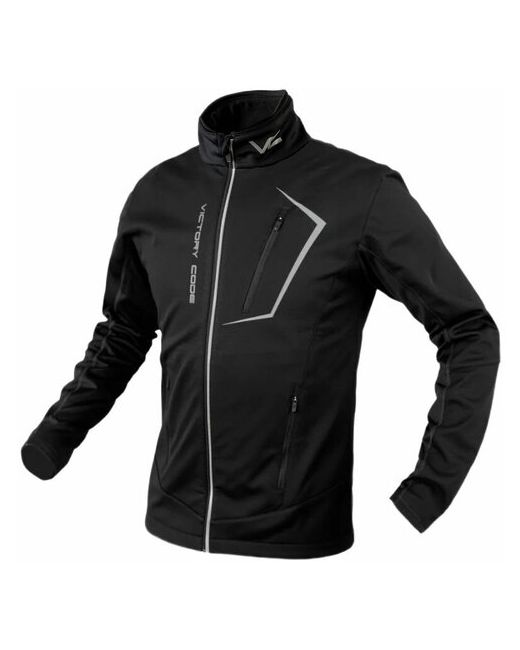 Victory Code Куртка без капюшона мембранная влагоотводящая ветрозащитная размер 3XL