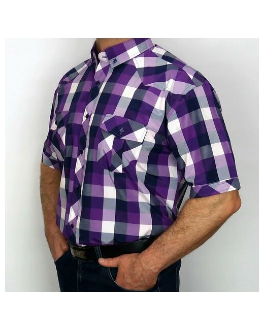 Carat Рубашка повседневный стиль полуприлегающий силуэт короткий рукав размер S