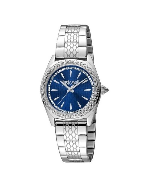 Just Cavalli Наручные часы Часы JC1L239M0055 кварцевые серебряный синий