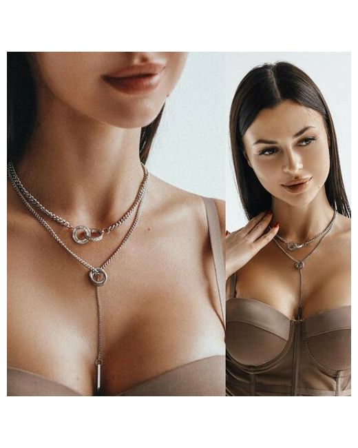 Alex Jewelry Цепочка на шею бижутерия подвеска ожерелье