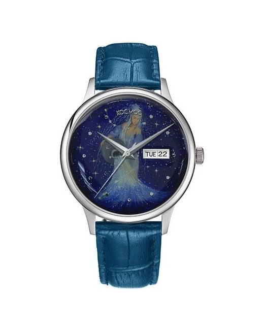 Космос Наручные часы K 043.1-Созвездие водолея серебряный механические автоподзавод