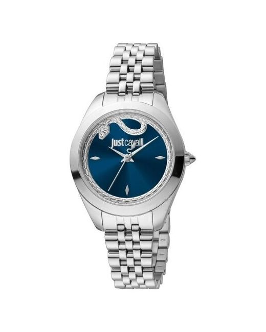 Just Cavalli Наручные часы Часы JC1L210M0255 кварцевые серебряный синий