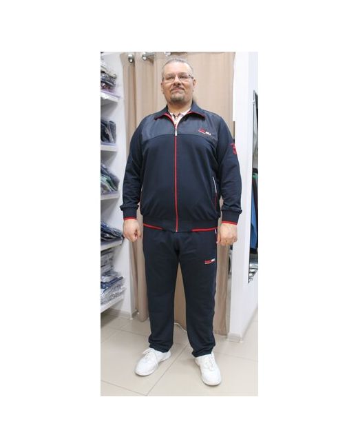 Ramon Miele Костюм олимпийка и брюки свободный силуэт карманы размер 3XL62-64
