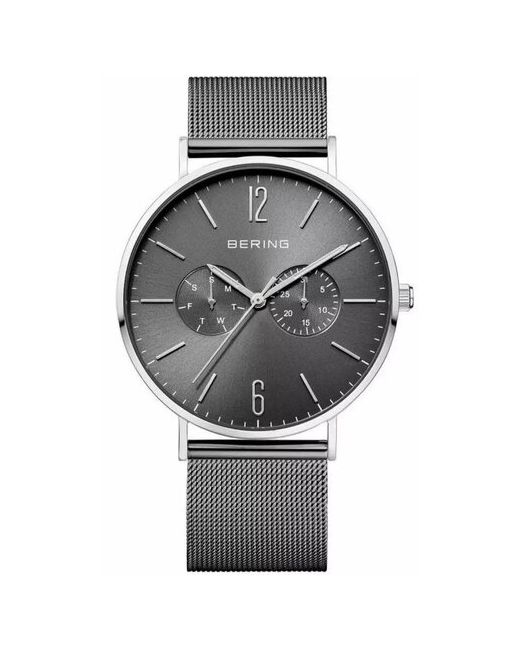 Bering Наручные часы Classic 14240-308 серый серебряный