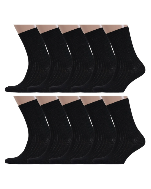 Не определён Комплект из 10 пар мужских носков AROS черные размер 29 43-45
