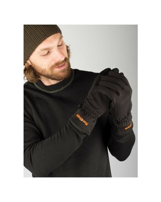 Finland теплые спортивные перчатки из Софтшелл Softshell. Непромокаемые с мембраной. Размер М