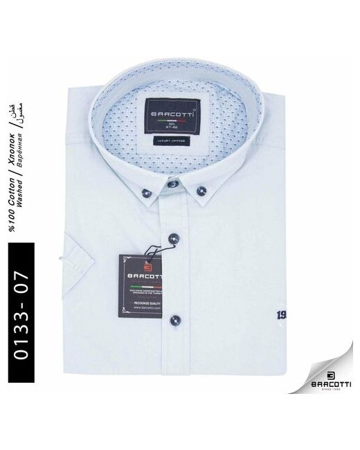 Barcotti Рубашка деловой стиль короткий рукав размер 4XL64