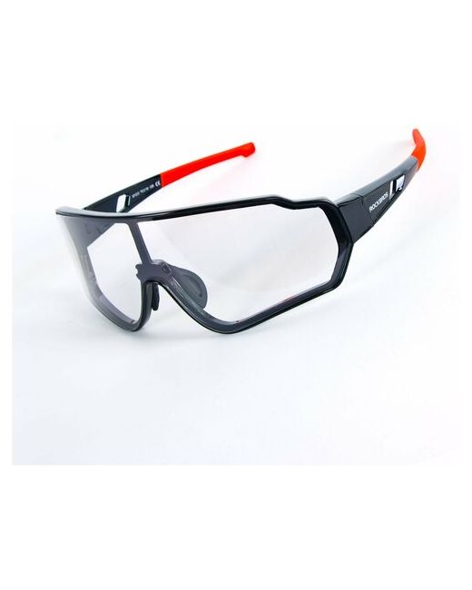 RockBros Солнцезащитные очки оправа ударопрочные спортивные фотохромные с защитой от УФ поляризационные черный