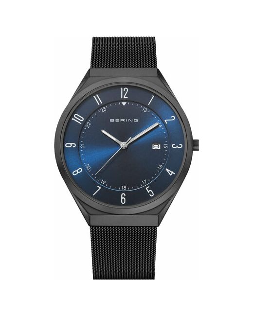 Bering Наручные часы Ultra Slim 18740-227 черный синий