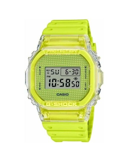 Casio Наручные часы DW-5600GL-9 зеленый желтый