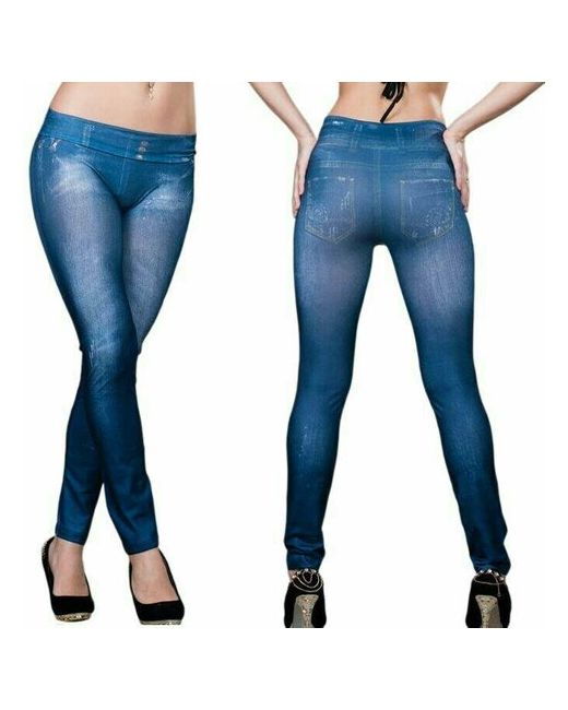 Slim and lift Caresse Jeans Брюки леггинсы летние прилегающий силуэт пояс на резинке стрейч плоские швы без карманов размер 42-46