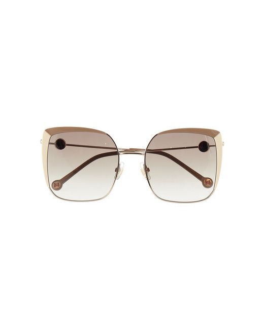 Carolina Herrera Солнцезащитные очки квадратные оправа для бежевый