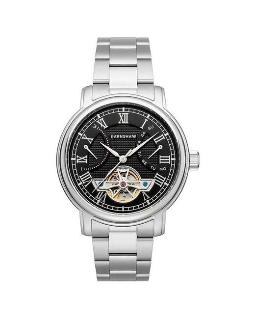 Earnshaw Наручные часы Longcase ES-8169-11 механические серебряный
