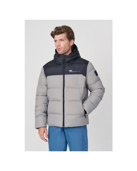 Baon Куртка демисезон/зима силуэт прямой капюшон карманы манжеты внутренний карман размер XXL черный