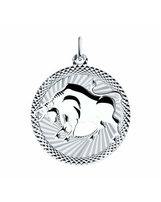 Jewel Cocktail Подвеска серебряная знак зодиака телец
