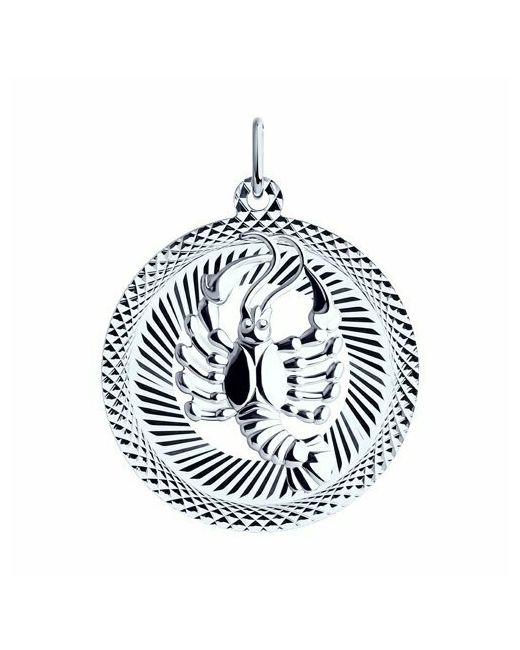 Jewel Cocktail Подвеска серебряная знак зодиака рак