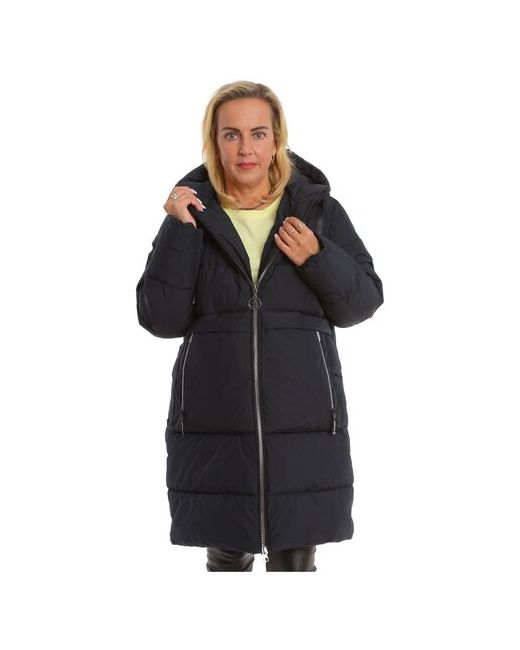 M&P Куртка зимняя удлиненная силуэт свободный ветрозащитная размер 56
