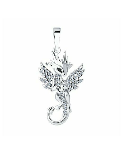 Jewel Cocktail Подвеска из серебра дракон