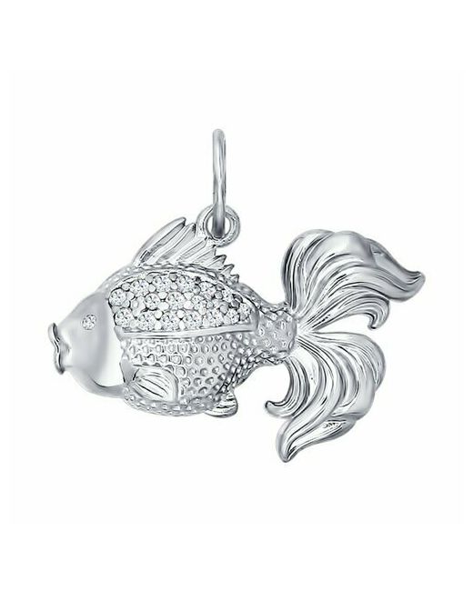 Jewel Cocktail Подвеска серебряная знак зодиака рыбы