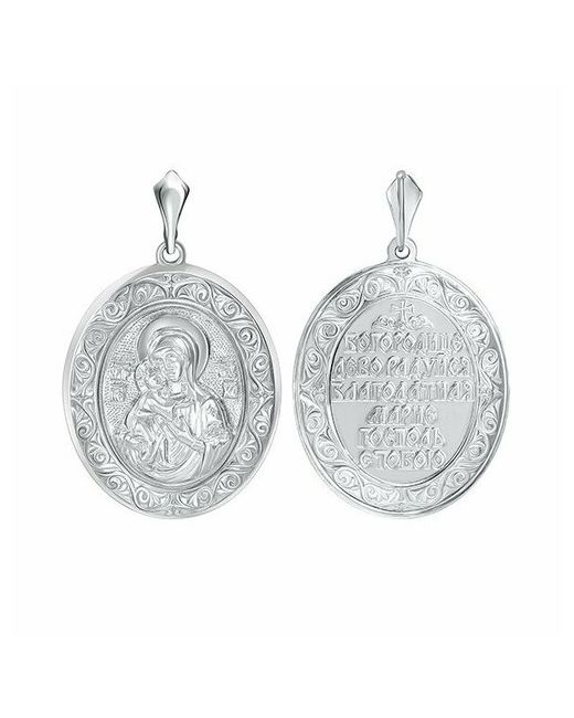 Amarin Jewelry Подвеска серебряная Божией матери Владимирской