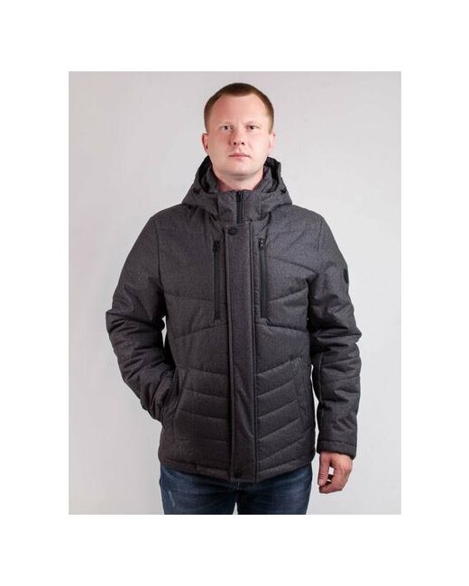 Naviator Куртка демисезонная силуэт прямой утепленная ветрозащитная внутренний карман карманы капюшон размер 48182-96-80