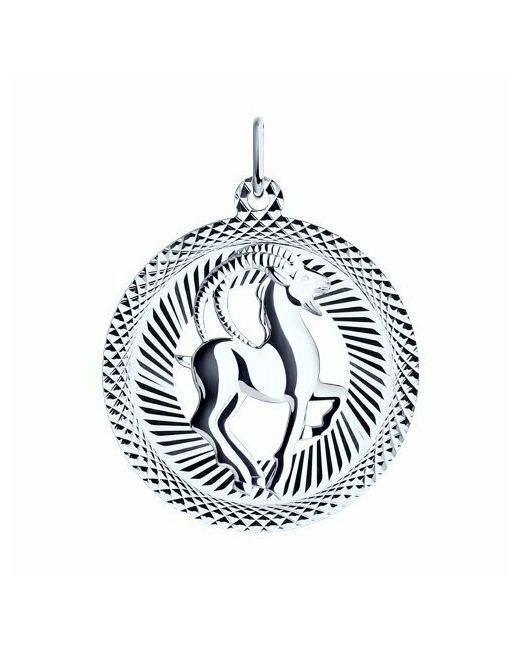 Jewel Cocktail Подвеска серебряная знак зодиака козерог