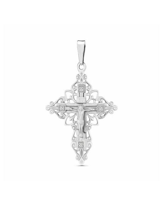 Janess Крестик серебряный православный