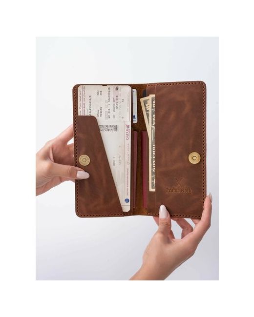 Frame Work Документница для путешествий отделение денежных купюр карт авиабилетов паспорта подарочная упаковка красный