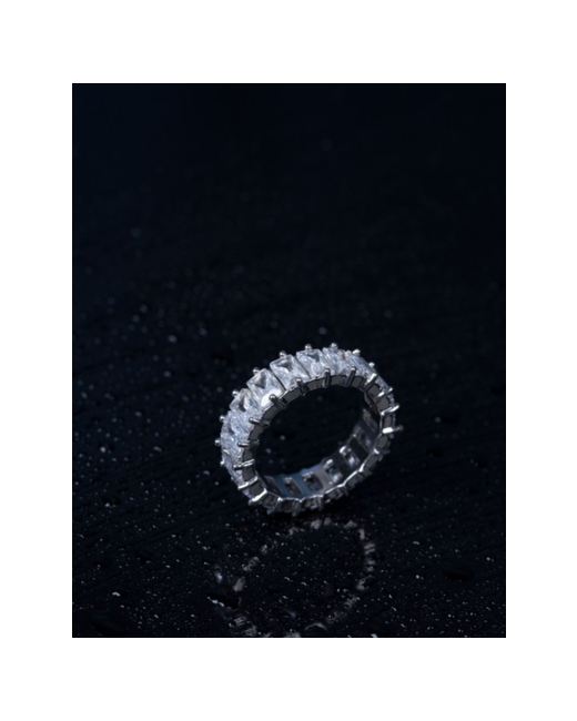 Жанами Кольцо бижутерный сплав кристалл размер 18
