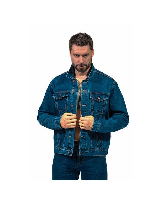 Montana Джинсовая куртка демисезон/лето силуэт свободный карманы размер L