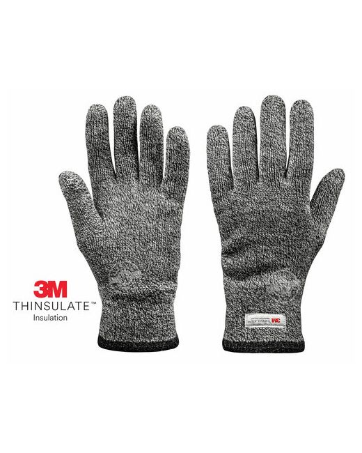 нет Зимние акриловые перчатки Иней с утеплителем 3M Тинсулейт Thinsulate 9 размер