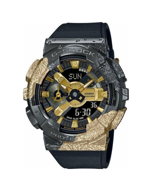 Casio Наручные часы G-SHOCK GM-114GEM-1A9 Adventurers Stone 410917 золотой черный
