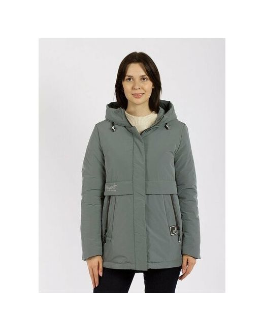 Gevito Куртка демисезон/зима средней длины силуэт полуприлегающий размер 52