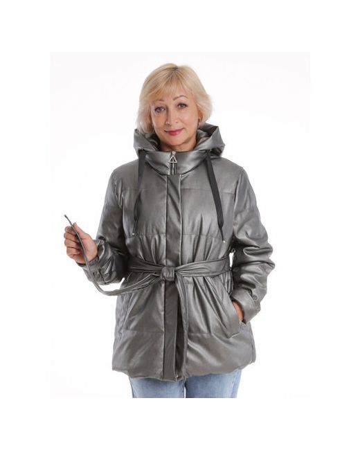 Modtex Куртка демисезон/зима средней длины силуэт свободный карманы размер 52