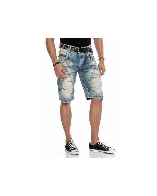 CipoBaxx Шорты карго джинсовые средняя посадка карманы размер 38