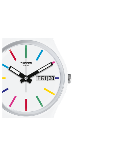 Swatch Наручные часы WHITE SAMBA GW712