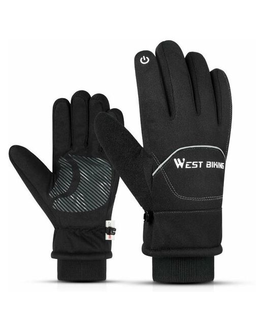 West Biking Перчатки спортивные утепленные сенсорные противоскользящие YP0211221