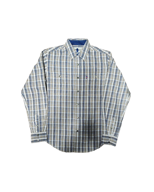 West Rider Рубашка размер 48бежевый синий
