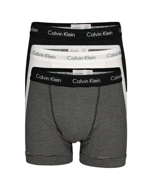 Calvin Klein Трусы боксеры средняя посадка размер S черный 3 шт.
