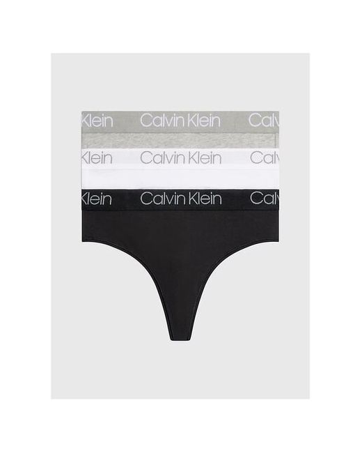 Calvin Klein Трусы слипы завышенная посадка размер M мультиколор 3 шт.