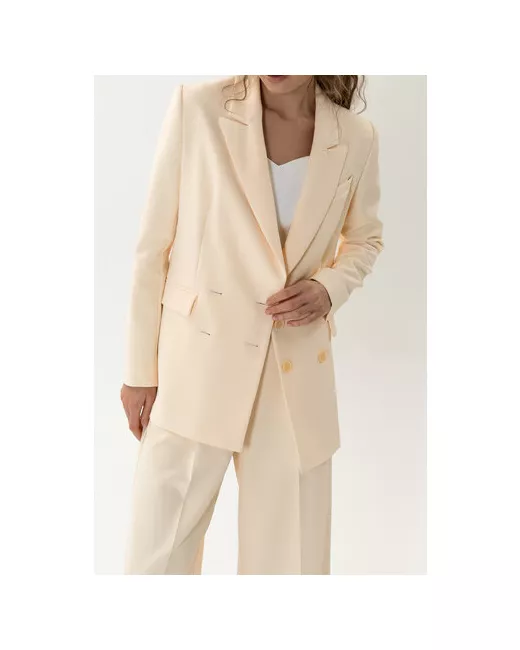 The Robe Пиджак средней длины силуэт прямой размер XL