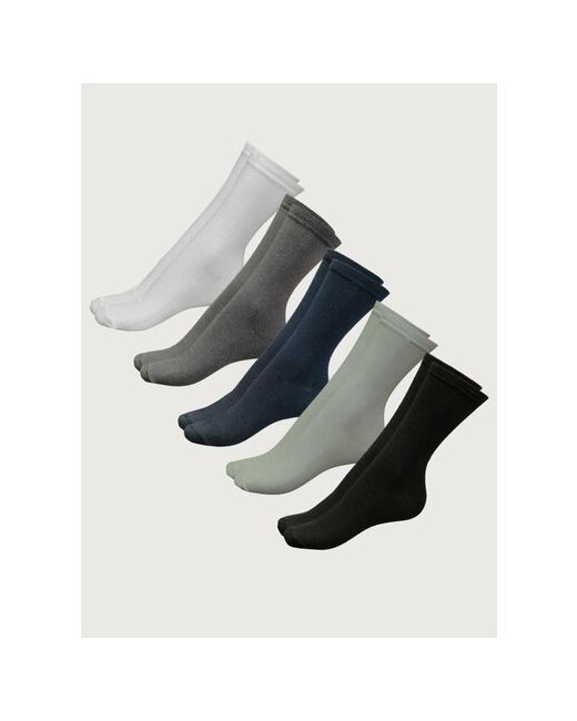 NL Textile Group носки 5 пар классические износостойкие размер 25-27 белый черный